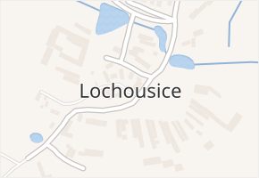 Lochousice v obci Lochousice - mapa části obce