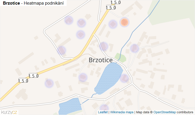 Mapa Brzotice - Firmy v části obce.