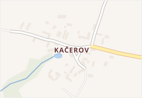 Kačerov v obci Loket - mapa části obce