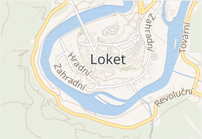 Řeznická v obci Loket - mapa ulice