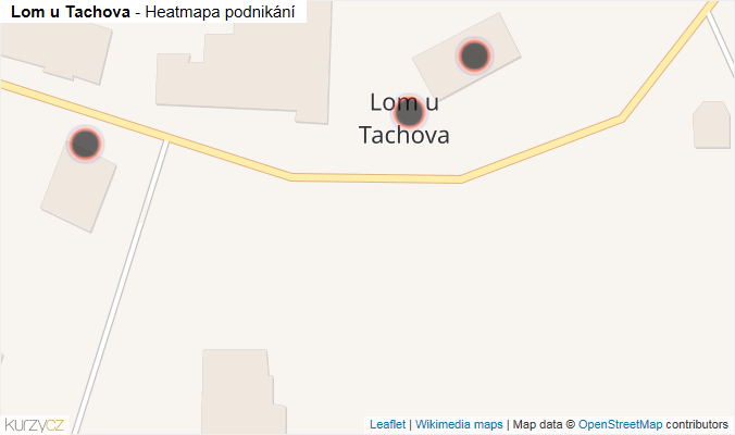 Mapa Lom u Tachova - Firmy v obci.