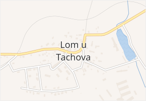 Lom u Tachova v obci Lom u Tachova - mapa části obce