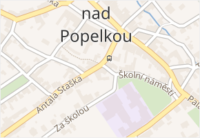 Antala Staška v obci Lomnice nad Popelkou - mapa ulice