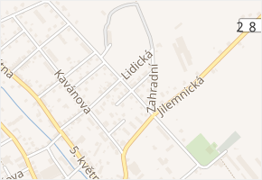 Dvořákova v obci Lomnice nad Popelkou - mapa ulice