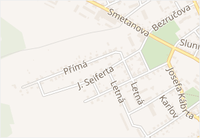 J. Seiferta v obci Lomnice nad Popelkou - mapa ulice