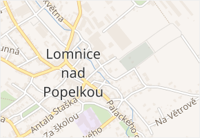 Jeronýmova v obci Lomnice nad Popelkou - mapa ulice