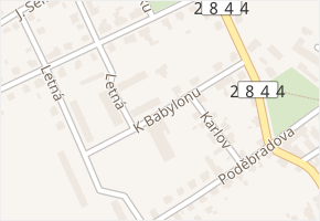K Babylonu v obci Lomnice nad Popelkou - mapa ulice