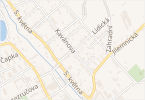 Lidická v obci Lomnice nad Popelkou - mapa ulice