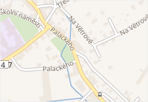 Palackého v obci Lomnice nad Popelkou - mapa ulice