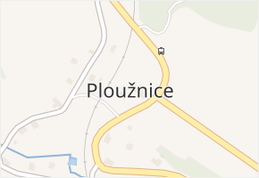 Ploužnice v obci Lomnice nad Popelkou - mapa části obce