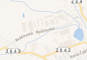 Rváčovská v obci Lomnice nad Popelkou - mapa ulice