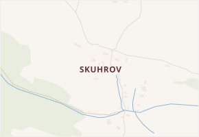 Skuhrov v obci Lomnice nad Popelkou - mapa části obce