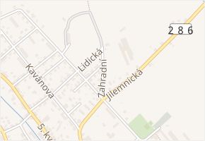 Zahradní v obci Lomnice nad Popelkou - mapa ulice