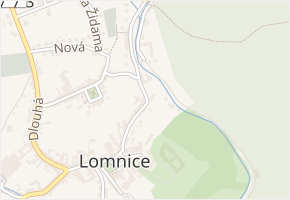 Pod Starou farou v obci Lomnice - mapa ulice