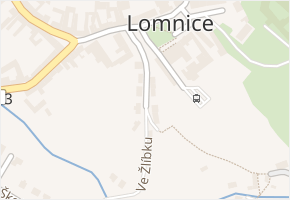 Poštovská v obci Lomnice - mapa ulice