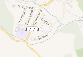 Školní v obci Lomnice - mapa ulice