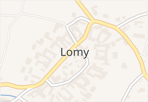 Lomy v obci Lomy - mapa části obce