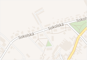 Sokolská v obci Loštice - mapa ulice
