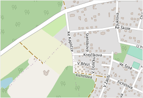 Ke Kapličce v obci Loučeň - mapa ulice