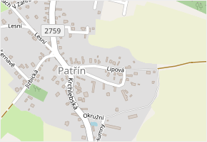 Okružní v obci Loučeň - mapa ulice