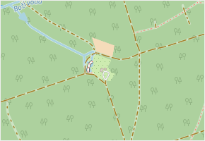 U Lesní Víly v obci Loučeň - mapa ulice