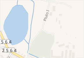 Pluto I v obci Louka u Litvínova - mapa ulice
