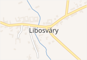 Libosváry v obci Loukov - mapa části obce