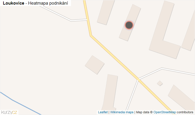 Mapa Loukovice - Firmy v obci.