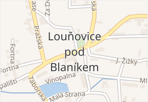 Louňovice pod Blaníkem v obci Louňovice pod Blaníkem - mapa části obce