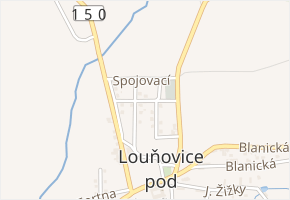 Na Svahu v obci Louňovice pod Blaníkem - mapa ulice