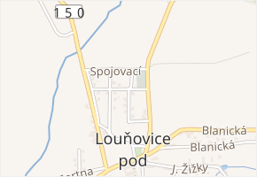 Na Vyhlídce v obci Louňovice pod Blaníkem - mapa ulice