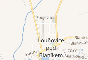Za Dvorem v obci Louňovice pod Blaníkem - mapa ulice