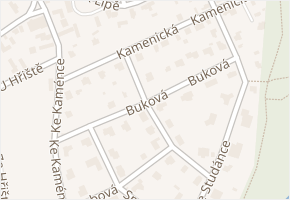 Habrová v obci Louňovice - mapa ulice