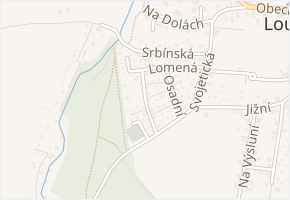 K Bučině v obci Louňovice - mapa ulice