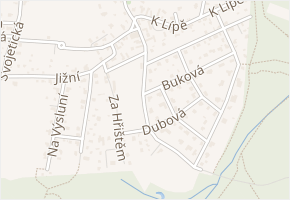 Ke Kaménce v obci Louňovice - mapa ulice