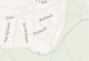 Smrková v obci Louňovice - mapa ulice