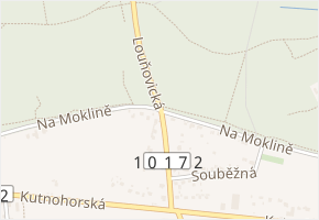 Zájezdní v obci Louňovice - mapa ulice