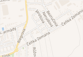 Alešova v obci Louny - mapa ulice