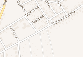 Čeňka Zemana v obci Louny - mapa ulice