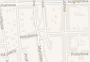 Holárkovy sady v obci Louny - mapa ulice