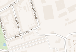 Jablonského v obci Louny - mapa ulice
