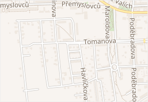 Jana Rokycany v obci Louny - mapa ulice