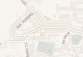 Kpt. Nálepky v obci Louny - mapa ulice