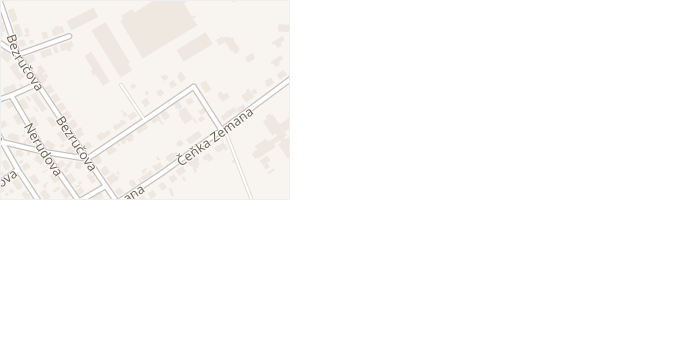 Myslbekova v obci Louny - mapa ulice