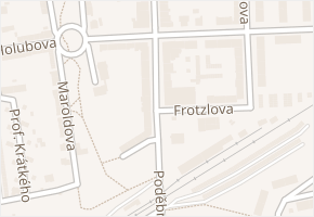 Poděbradova v obci Louny - mapa ulice