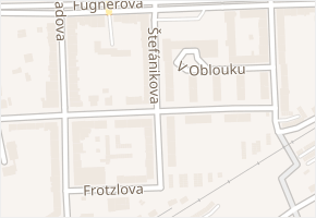 Sladkovského v obci Louny - mapa ulice