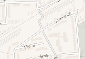V Domcích v obci Louny - mapa ulice