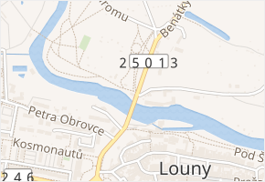 Vosátkova v obci Louny - mapa ulice
