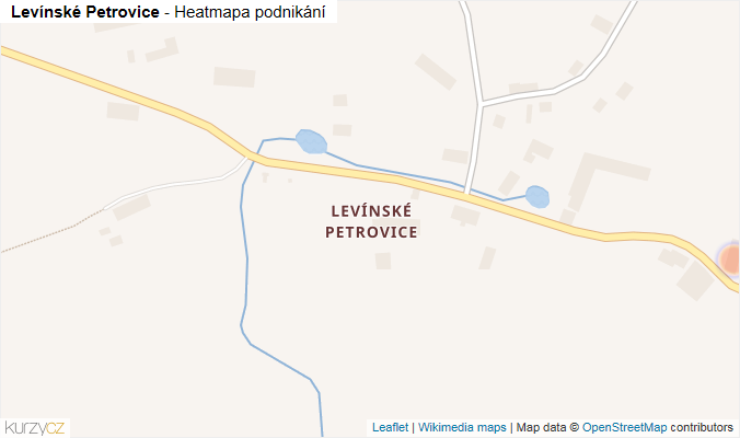 Mapa Levínské Petrovice - Firmy v části obce.