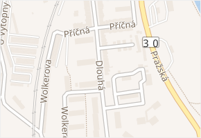 Dlouhá v obci Lovosice - mapa ulice
